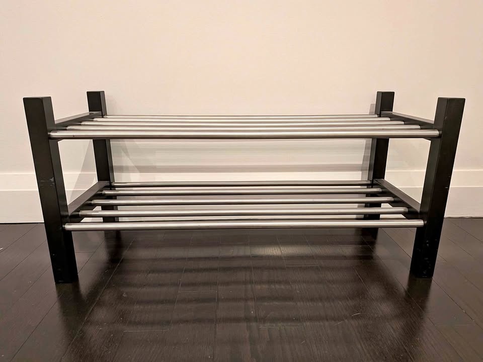 IKEA TJUSIG 2 Tier Shoe Rack