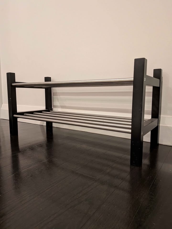 IKEA TJUSIG 2 Tier Shoe Rack - photo 2