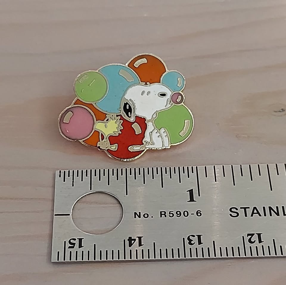 Aviva Snoopy & Woodstock Bubbles mini pin (vintage) - photo 5