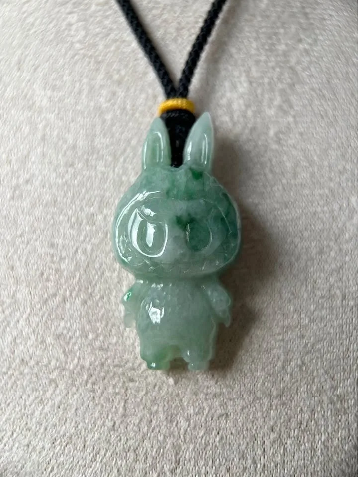 Labubu Jade Pendant
