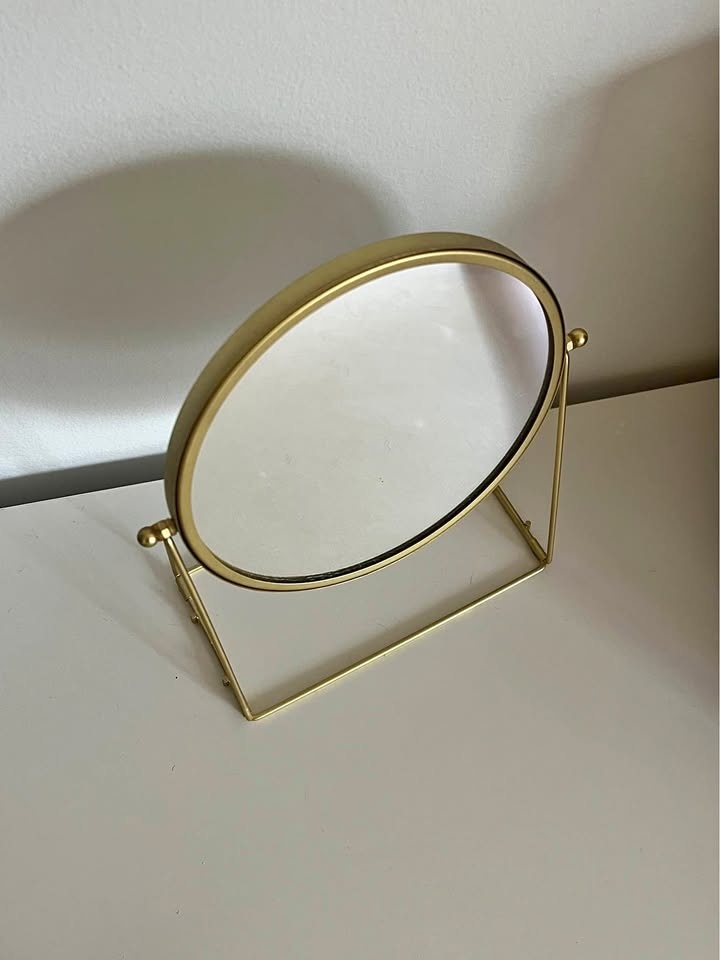 H&M gold vanity mirror