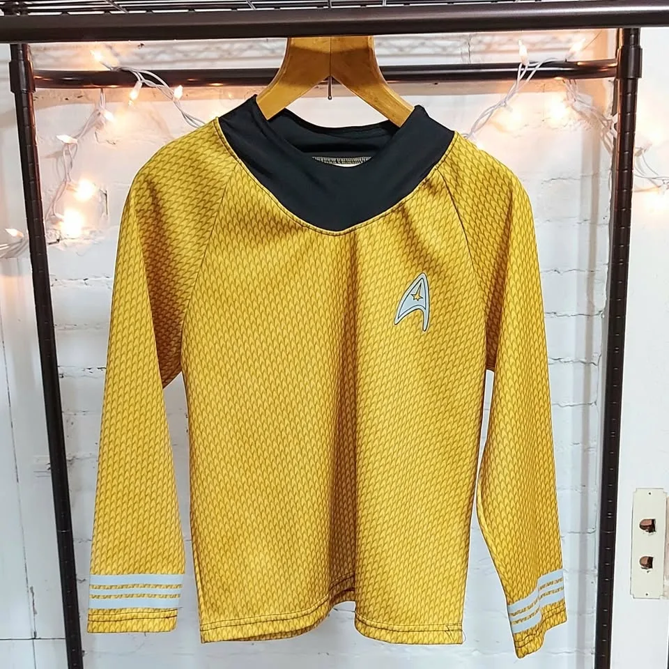 Star Trek vintage uniform top youth size large