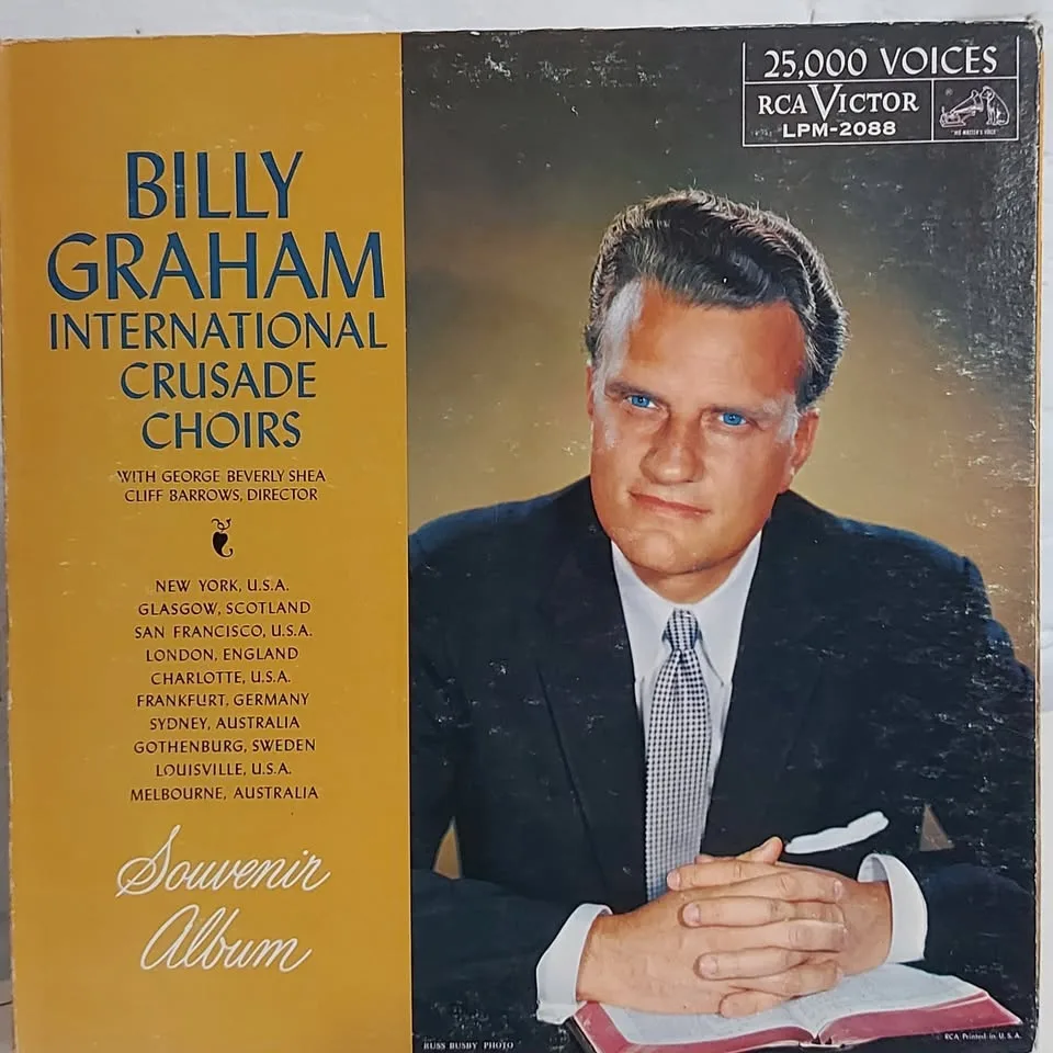 Billy Graham Crusade Choirs Vinyl Record LP