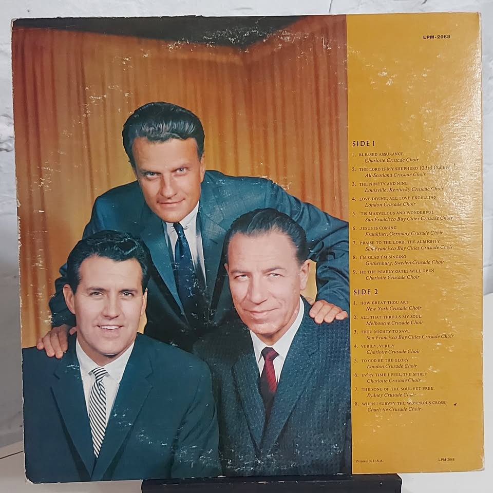 Billy Graham Crusade Choirs Vinyl Record LP - photo 2