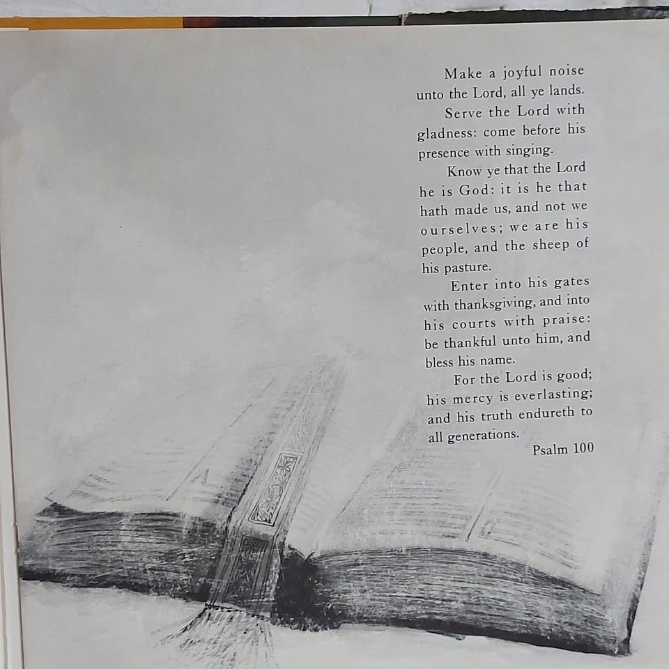 Billy Graham Crusade Choirs Vinyl Record LP - photo 3