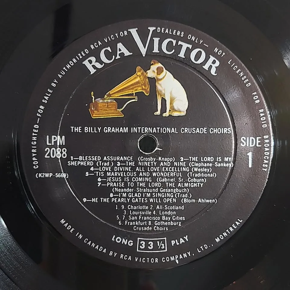 Billy Graham Crusade Choirs Vinyl Record LP image indicator(7)