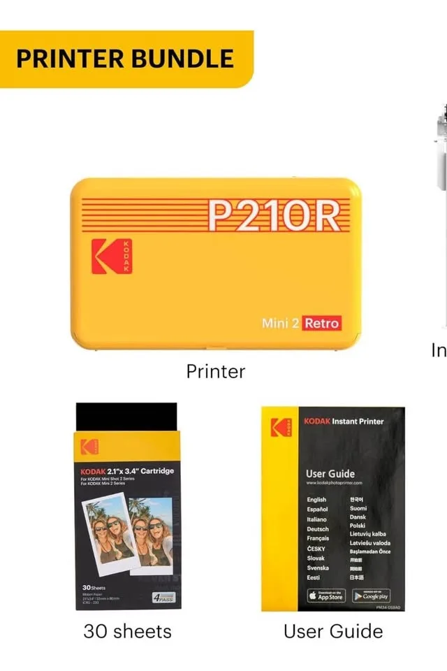 Kodak Mini 2 Retro Portable Photo Printer image indicator(6)