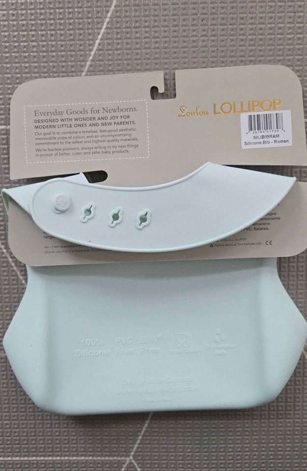 Silicone Bib NEW - Loulou Lollipop (Ramen Print) - photo 2