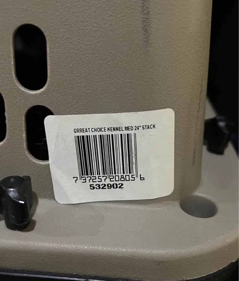 Top paw Pet carrier, crate kennel medium 24inch lightly used pup image indicator(3)