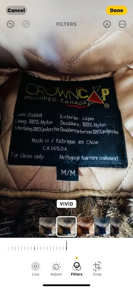 Vintage Canada Made Rabbit Fur Hat image indicator(3)