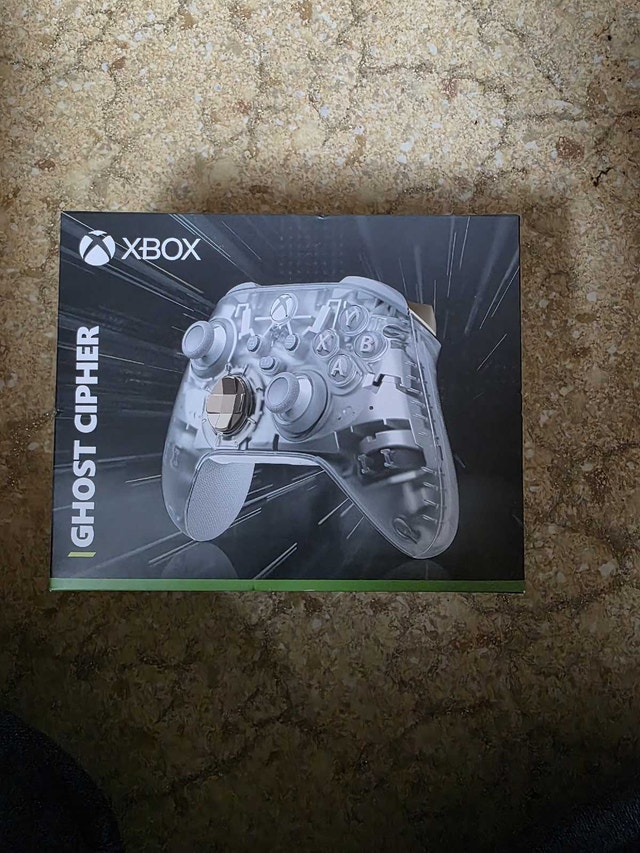 (New Factory Sealed) Xbox Controller Ghost Cipher