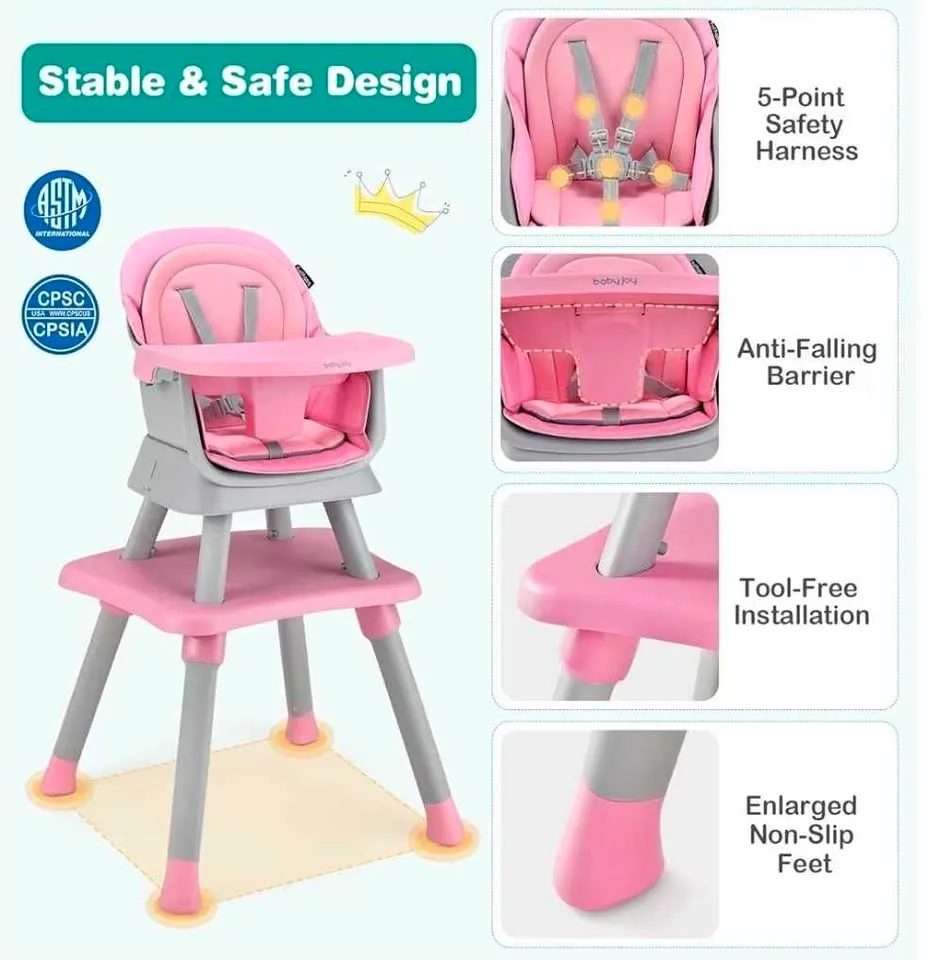 8-in-1 Baby High Chair – Brand New image indicator(8)