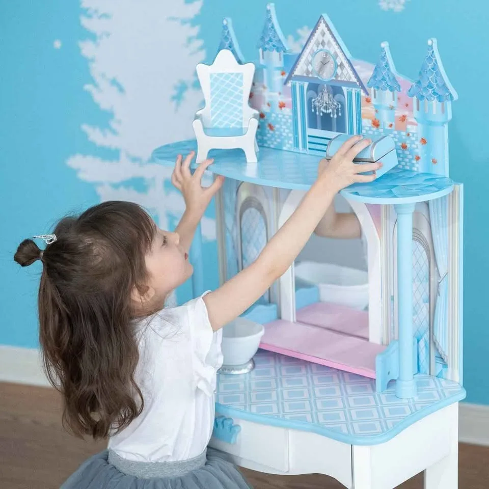 Teamson Kids Dreamland Castle Vanity – Brand New image indicator(8)
