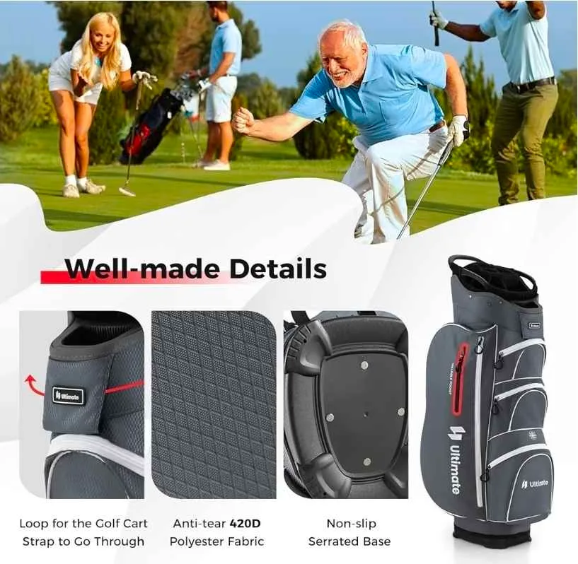 Ultimate Golf Cart Bag – 15-Way Divider Top – Brand New image indicator(10)
