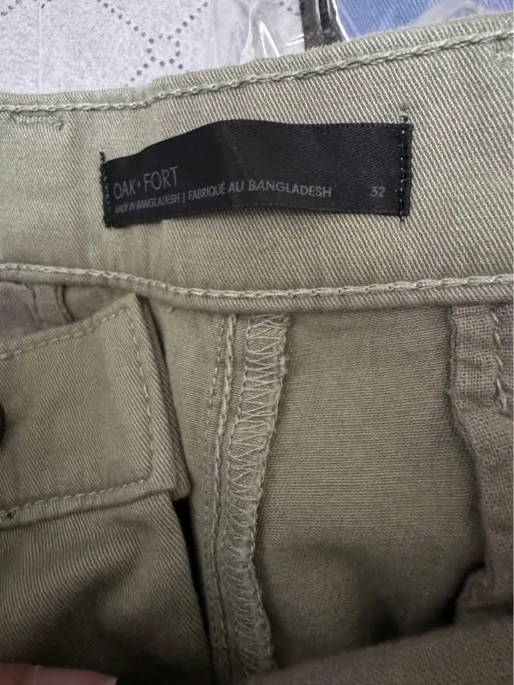 OAK+FORD pants light green men size 32 image indicator(2)