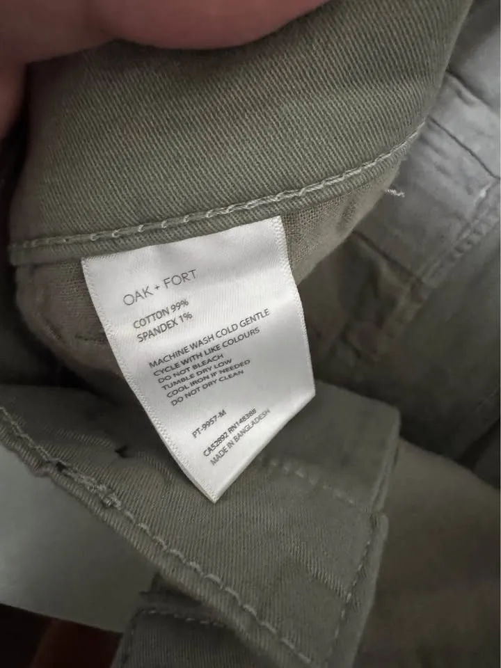 OAK+FORD pants light green men size 32 image indicator(3)