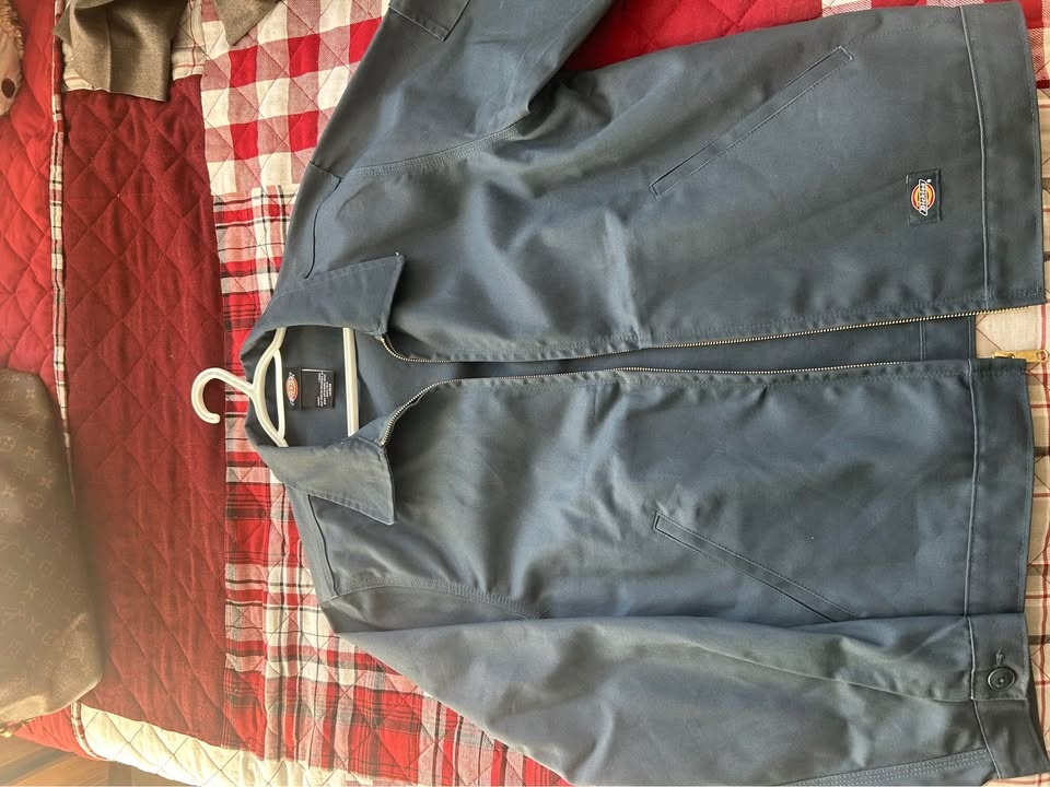 Blue dickies, rain jacket, size large ￼ - photo 4