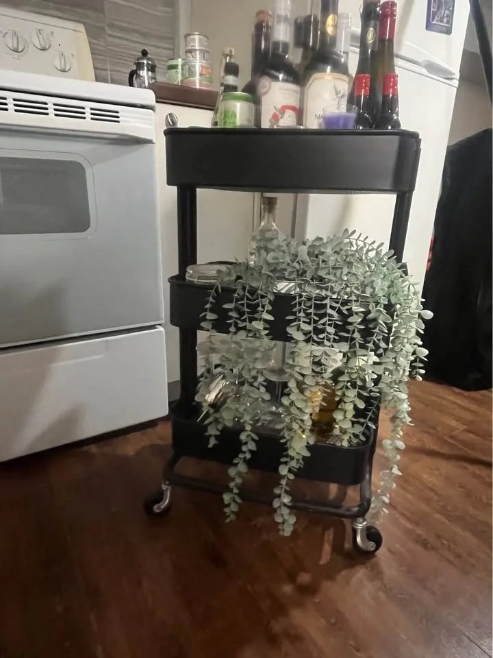 Black utility cart image indicator(3)