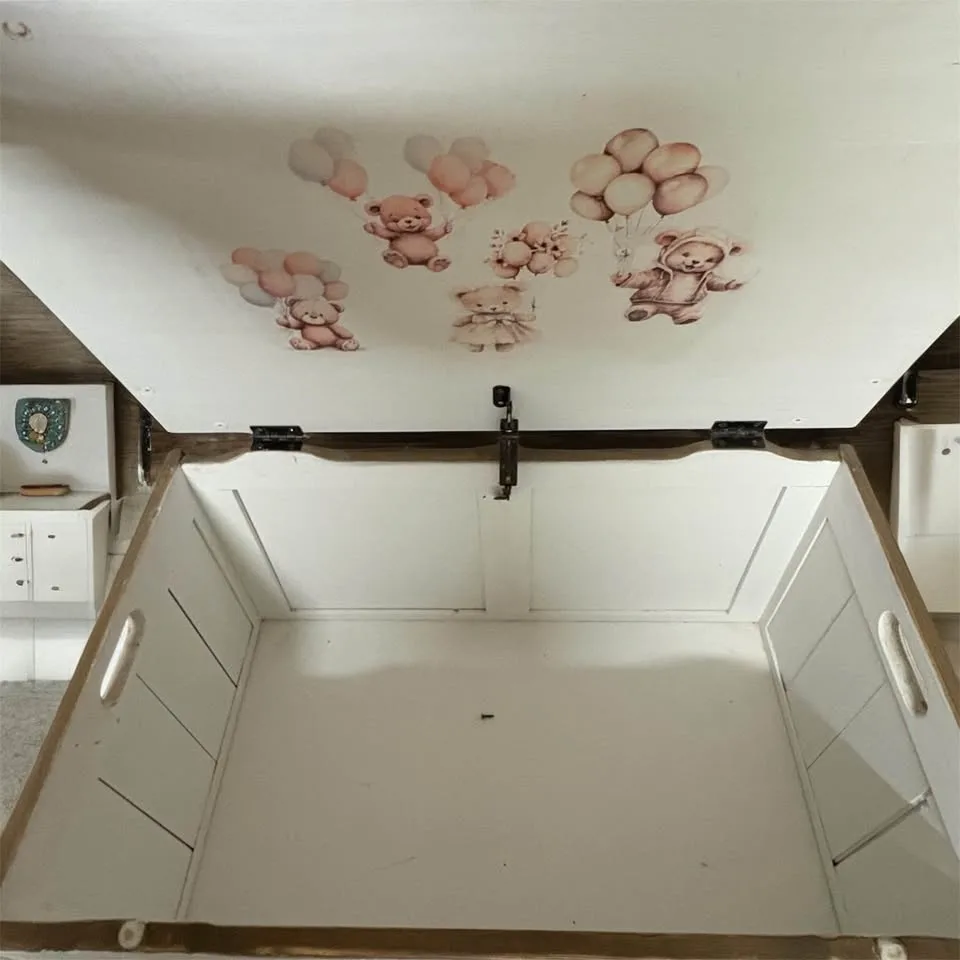 Teddy bear theme toy box image indicator(3)