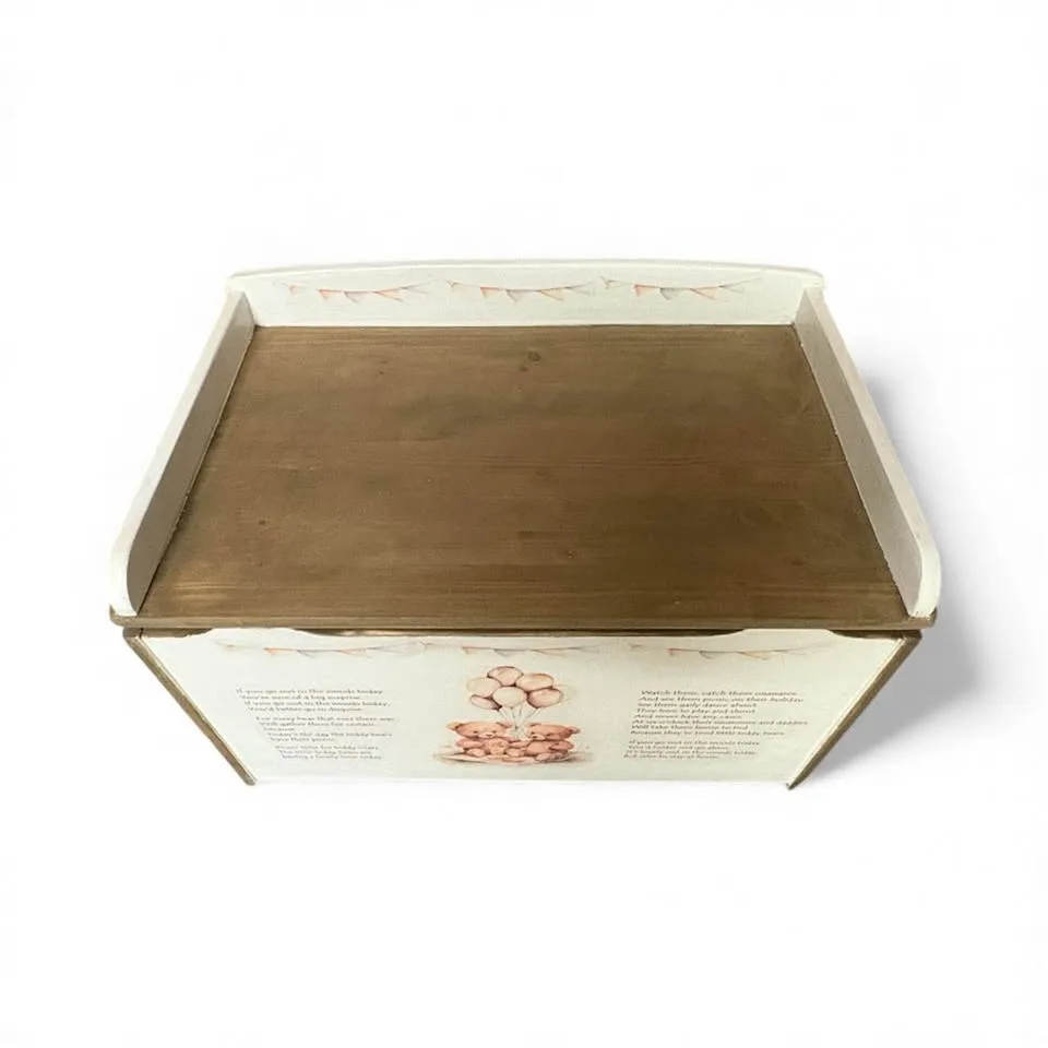 Teddy bear theme toy box image indicator(4)