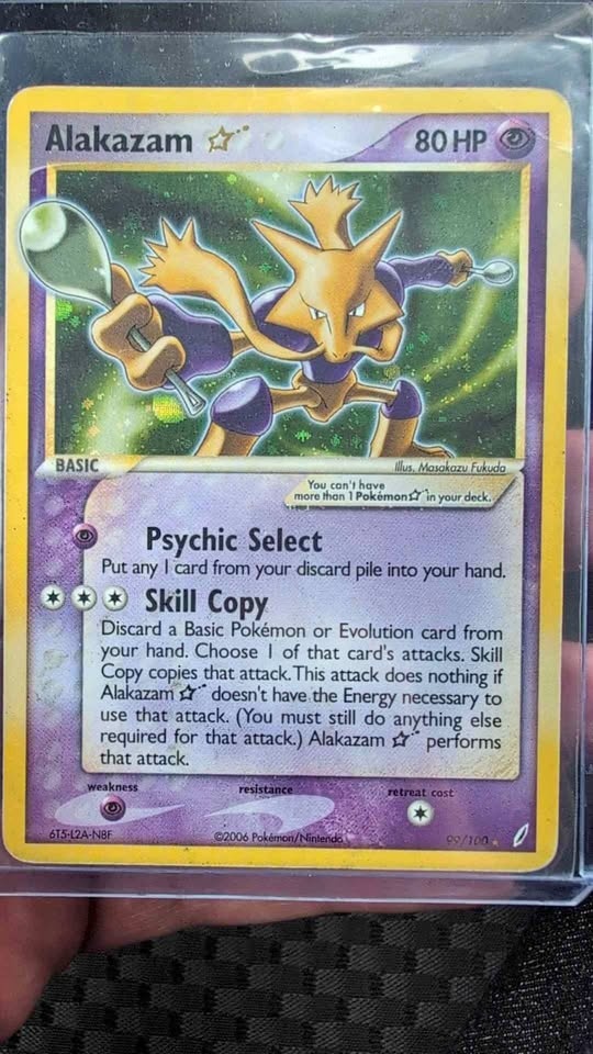 Alakazam #99 gold star