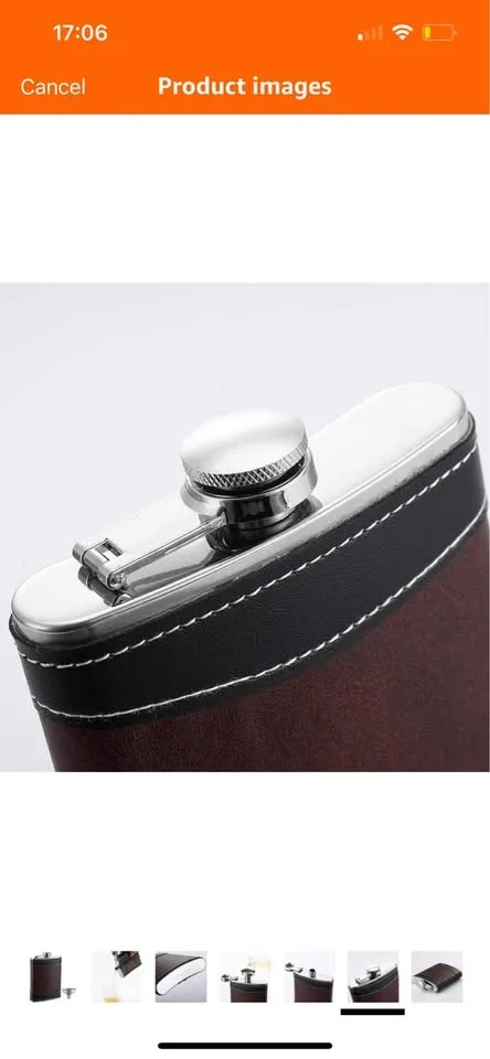 8 Oz Hip Flask for Liquor image indicator(4)