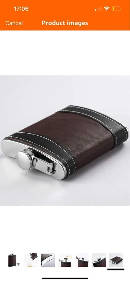 8 Oz Hip Flask for Liquor image indicator(5)