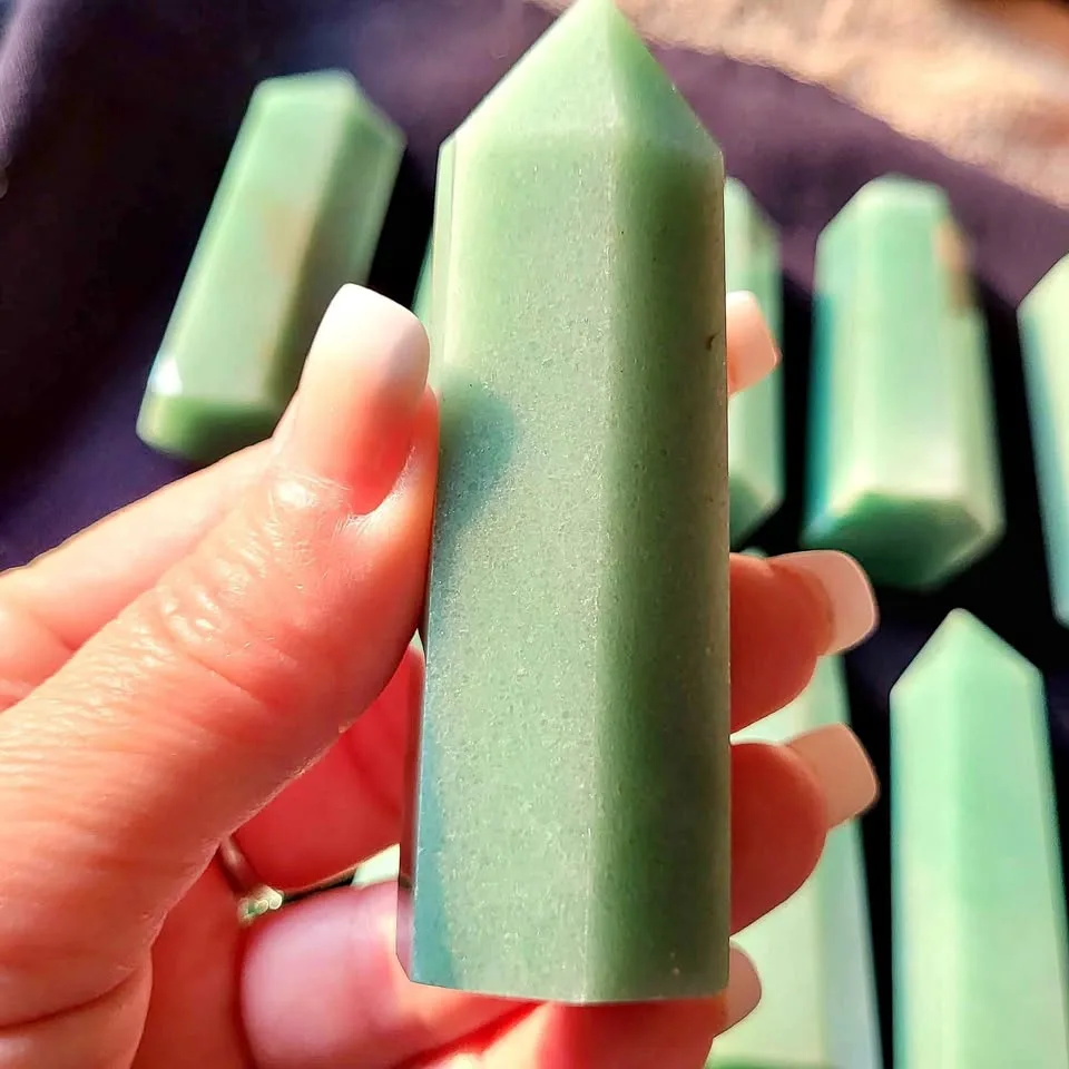 Crystals - Green Aventurine Towers/Points thumbnail