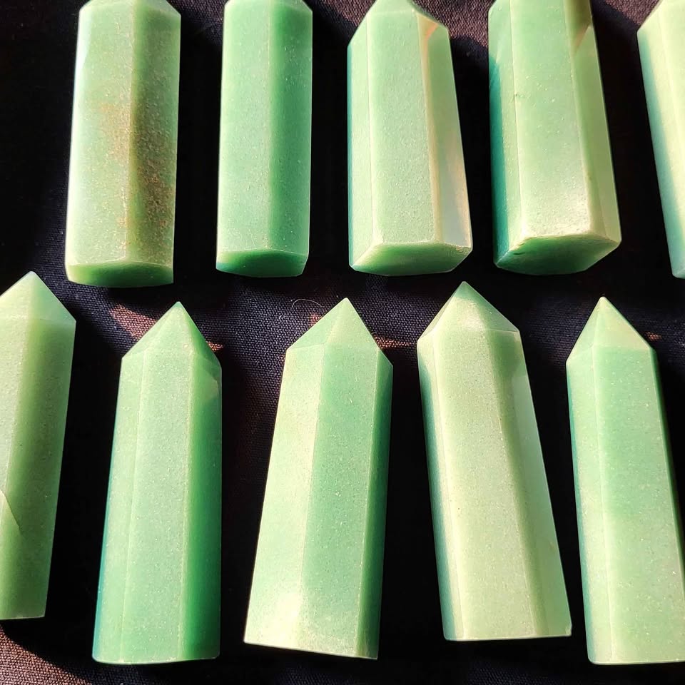 Crystals - Green Aventurine Towers/Points - photo 2