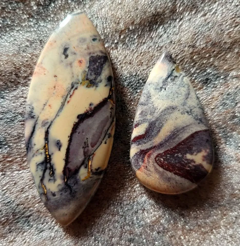 Crystals - Porcelain Jasper Cabochons image indicator(4)