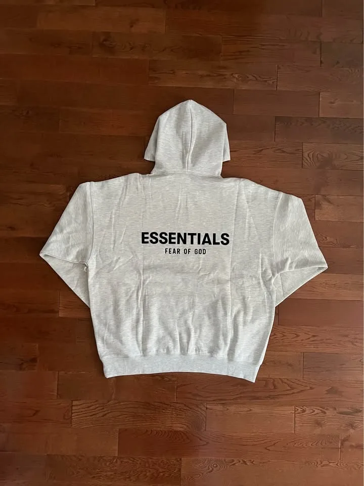 Light Oatmeal Essentials Hoodie (Medium) image indicator(3)