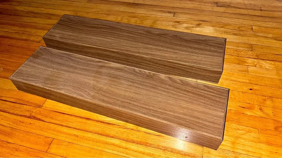 Wood imitation Shelves