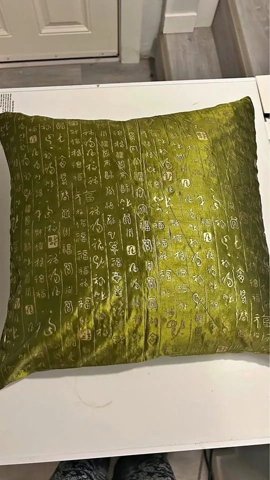 Asian design pillow
