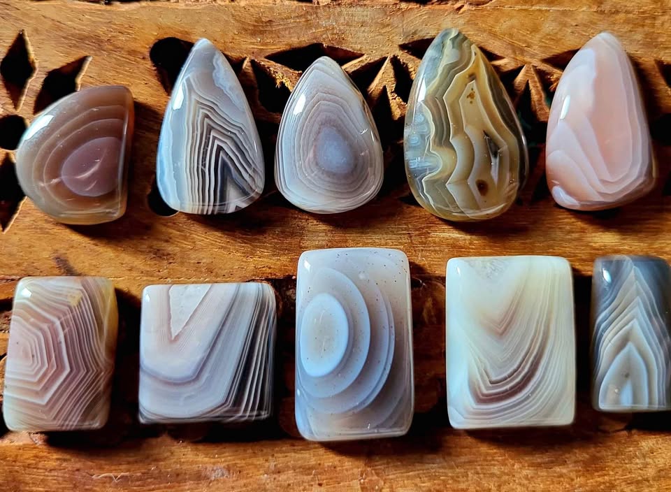 Crystals - Botswana Agate Cabochons
