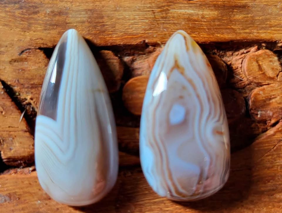 Crystals - Botswana Agate Cabochons - photo 4