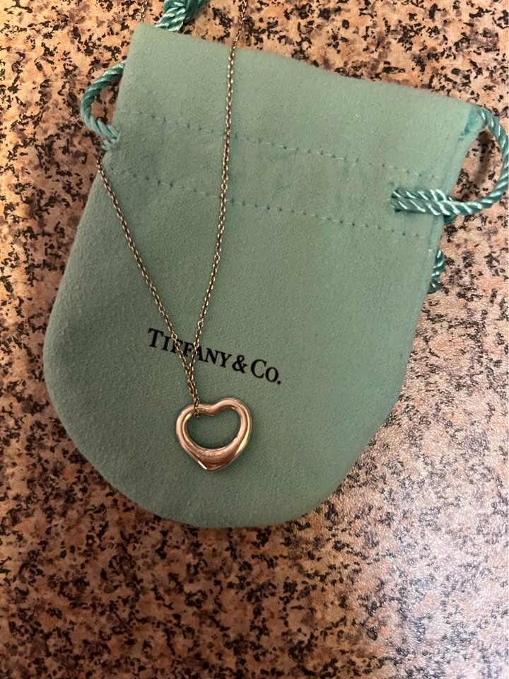 Tiffany & Co Elsa Peretti Open Heart Pendant Sterling Silver - photo 2