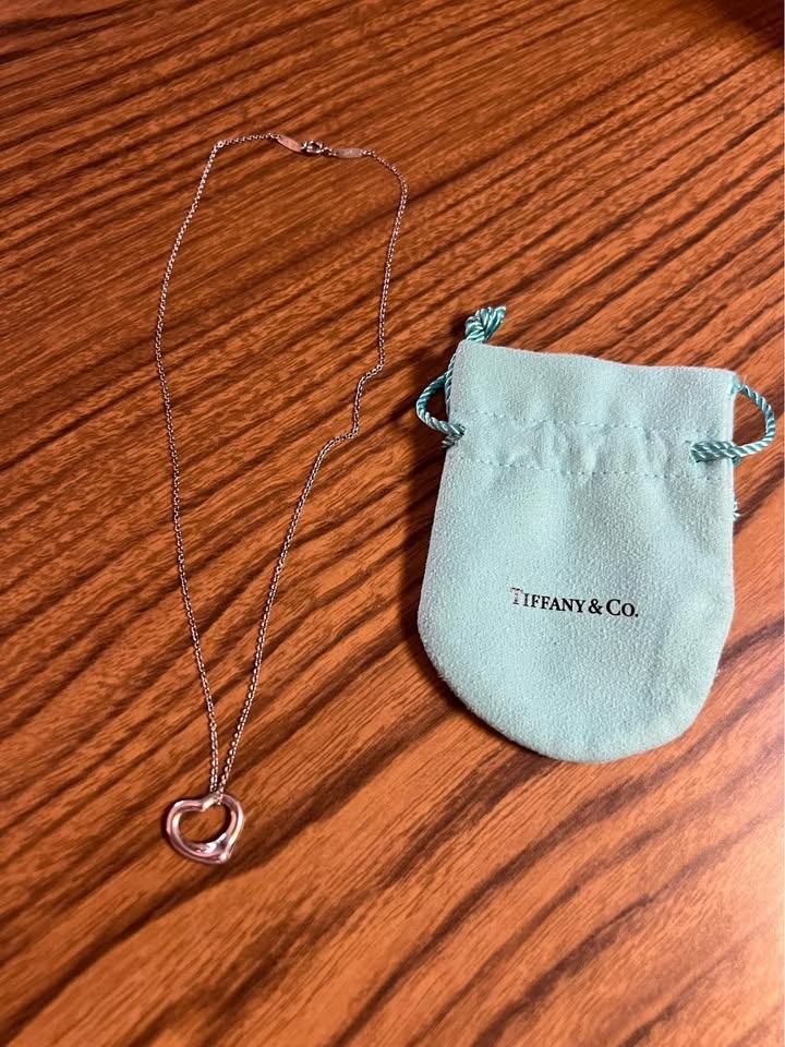 Tiffany & Co Elsa Peretti Open Heart Pendant Sterling Silver - photo 3