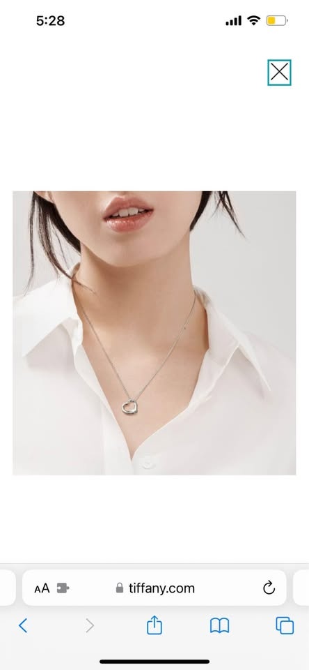 Tiffany & Co Elsa Peretti Open Heart Pendant Sterling Silver - photo 5