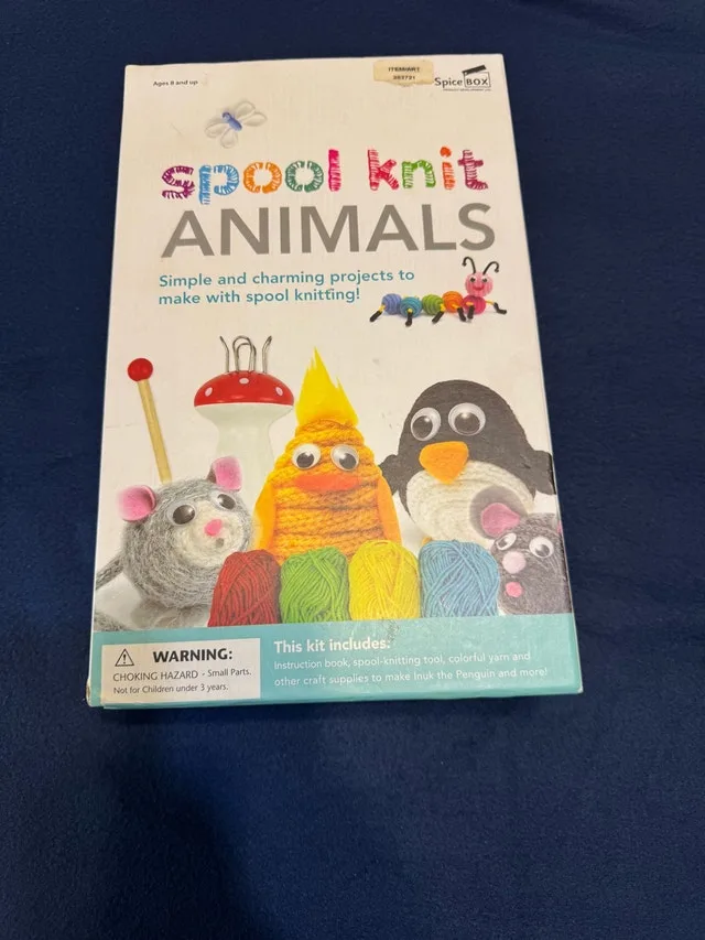 Spice Box Spool Knit Animals