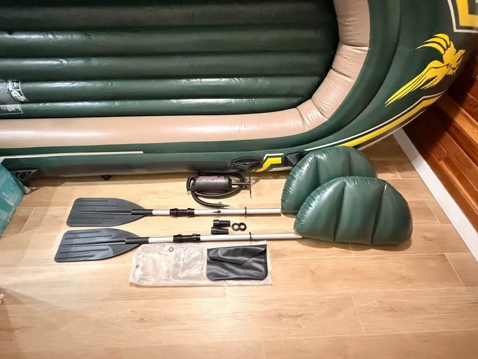 Intex Seahawk 4 Inflatable Boat Complete Set image indicator(6)