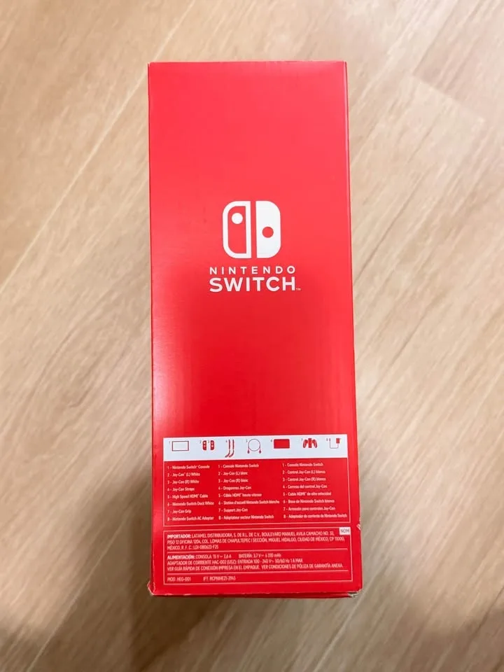 Nintendo Switch OLED – Excellent Condition + 3 Games! image indicator(9)