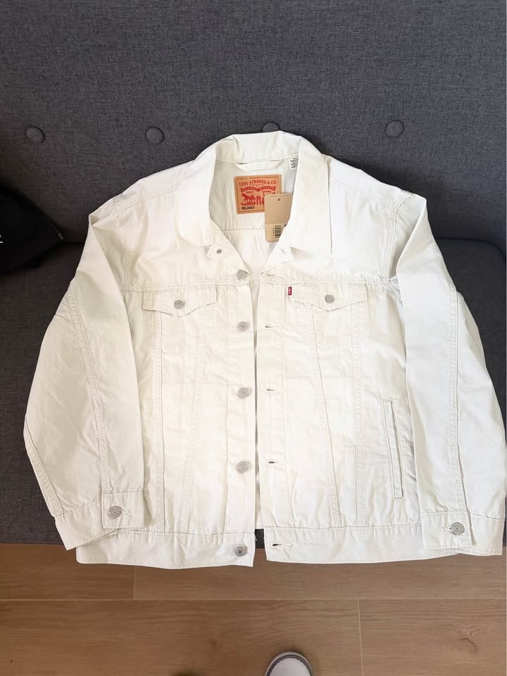 Levi’s Off-White or Cream Trucker Jacket - photo 4