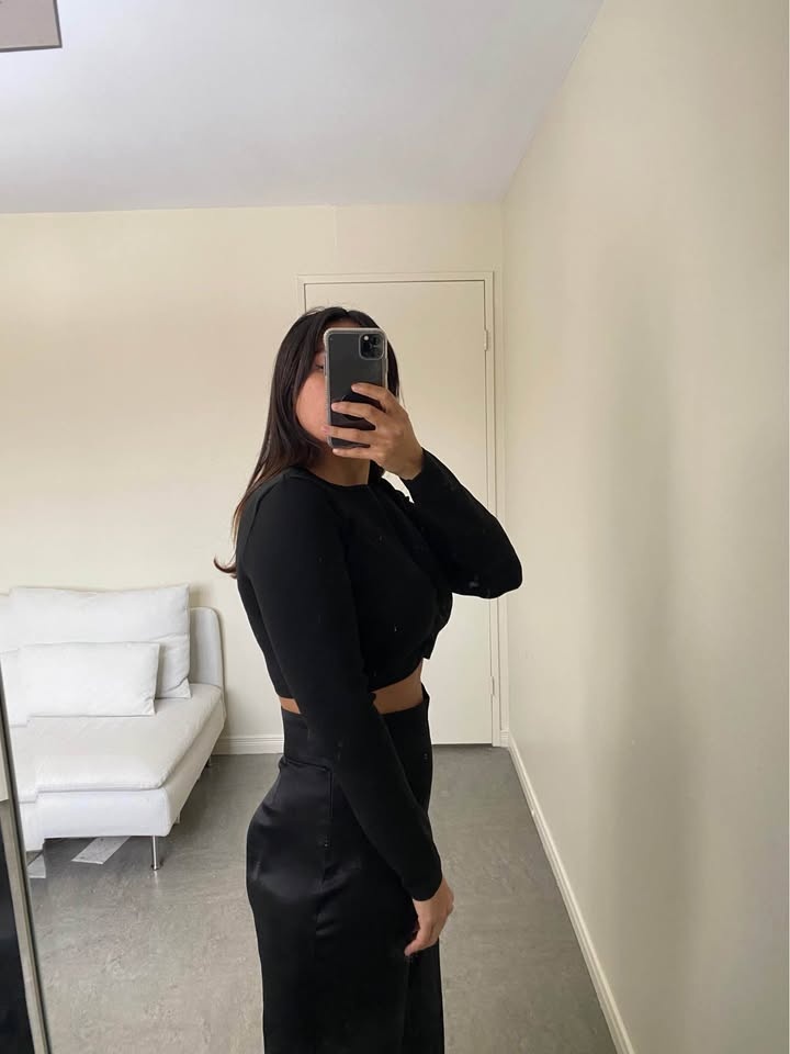 NEW ZARA KNIT CROP TOP - photo 2