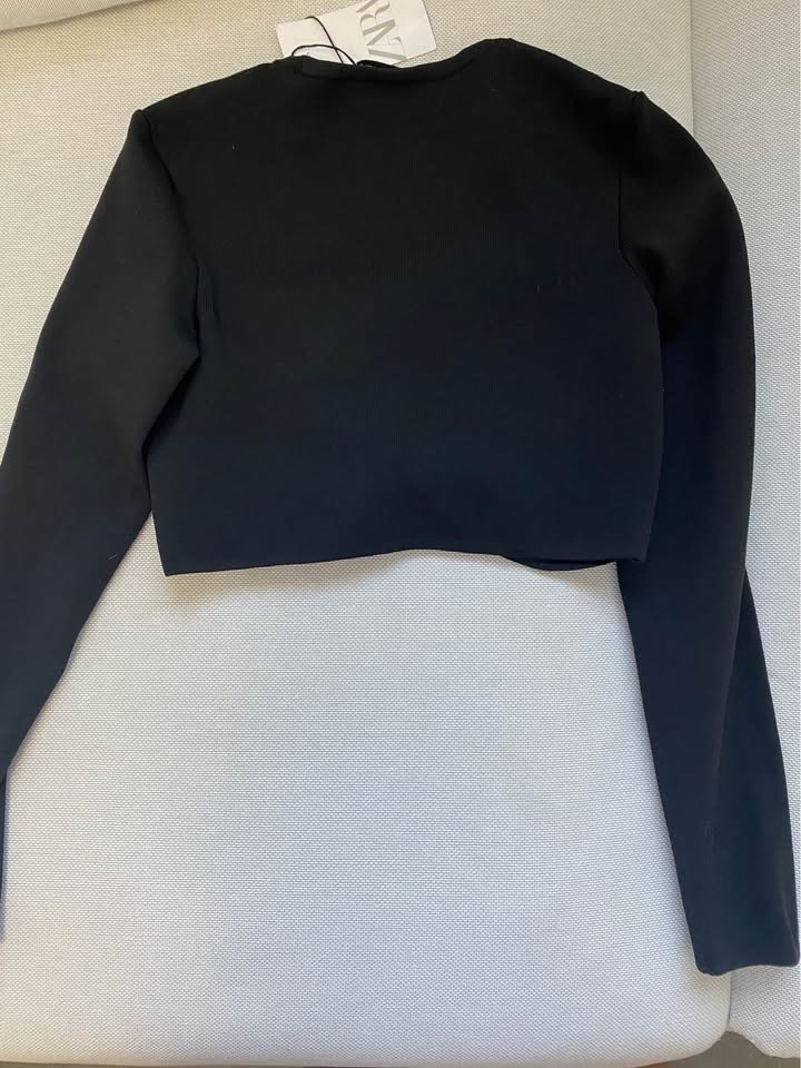 NEW ZARA KNIT CROP TOP - photo 4