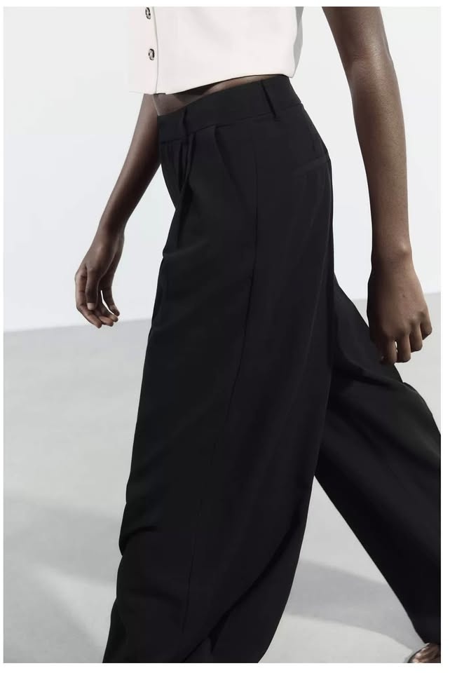 NEW ZARA HIGH WAIST PANTS - photo 2