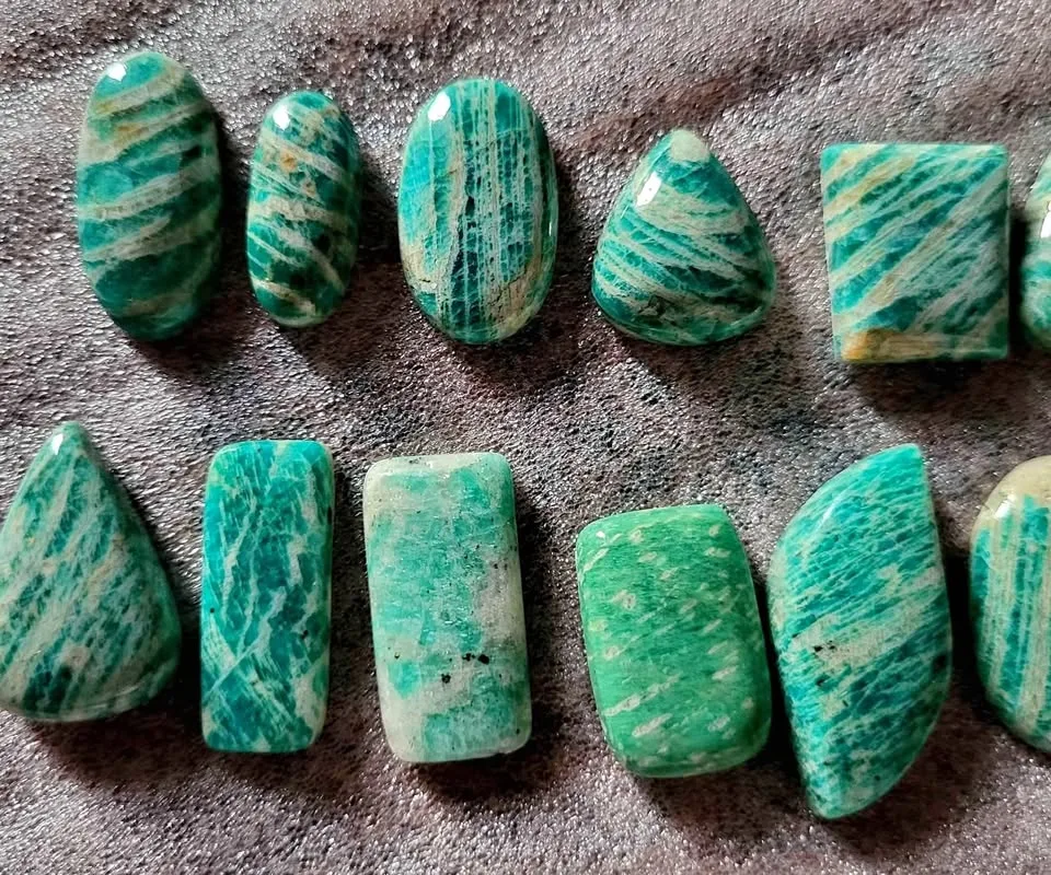 Crystals - Amazonite - Cabochons - thumbnail