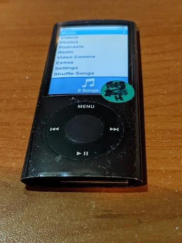 Apple iPod Nano 5th Gen 16GB Black WORKS! - photo 3