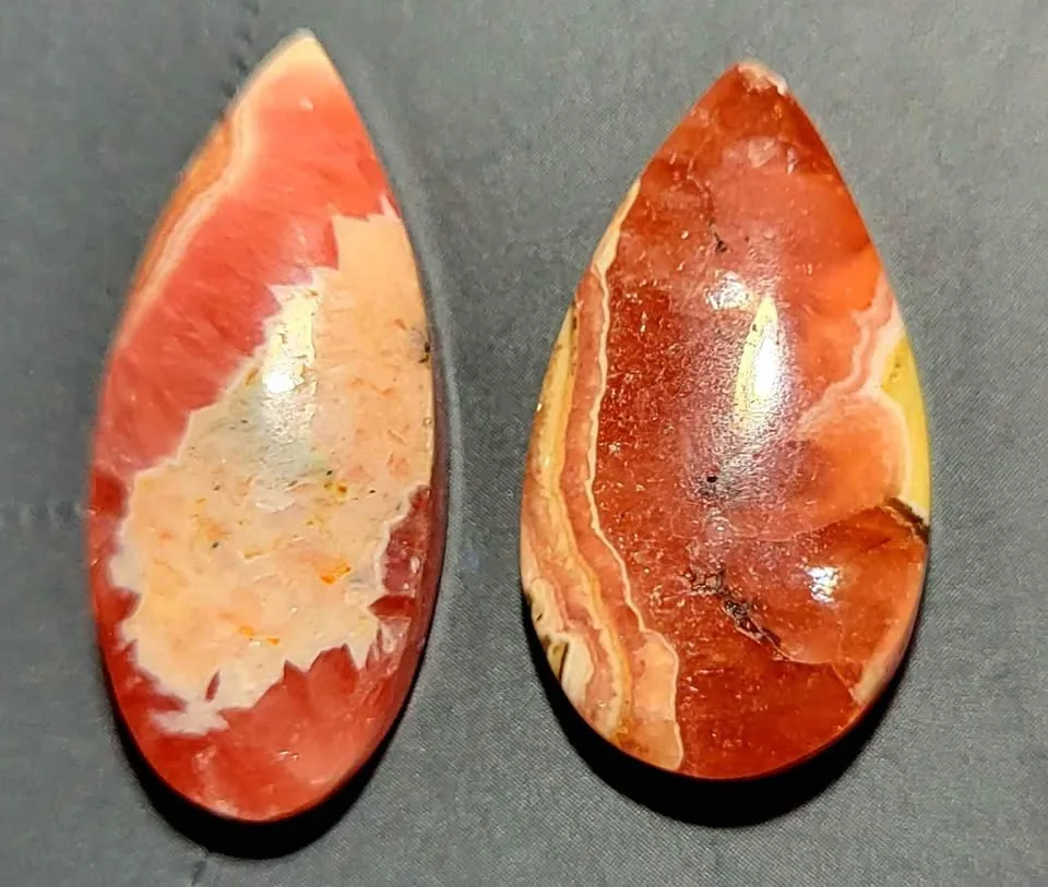 Rhodochrosite Cabochons - Pendants image indicator(6)