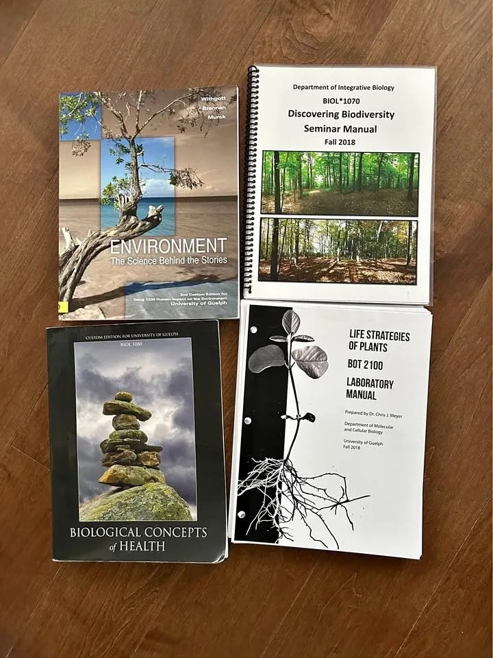 Various biology textbooks