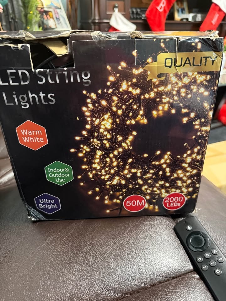 Brand new led string lights 164 f 2000 leds warm white indoor&Ou - photo 3